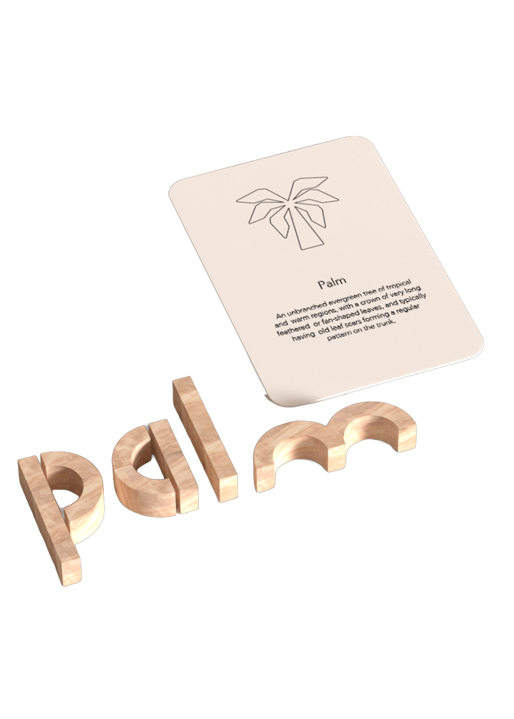 WUDU Wooden Word Set